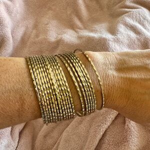 20 gold bangles